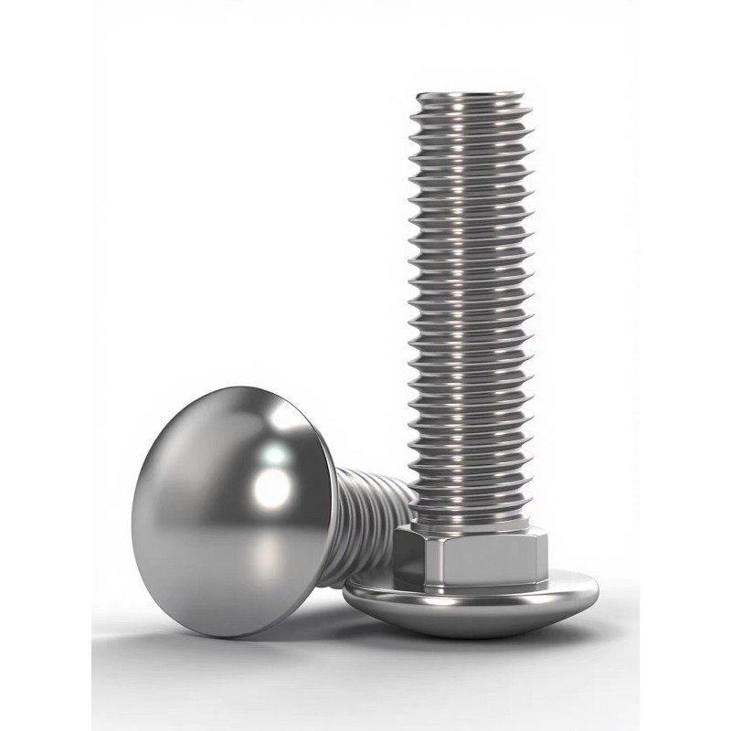Furniture Hardware Fasteners - DIN603 Carriage Bolt 304 Stainless Steel