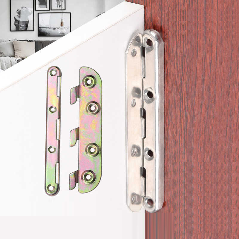 Furniture Hardware Fasteners - 1set 6/8 inch Metal Bed Bracket
