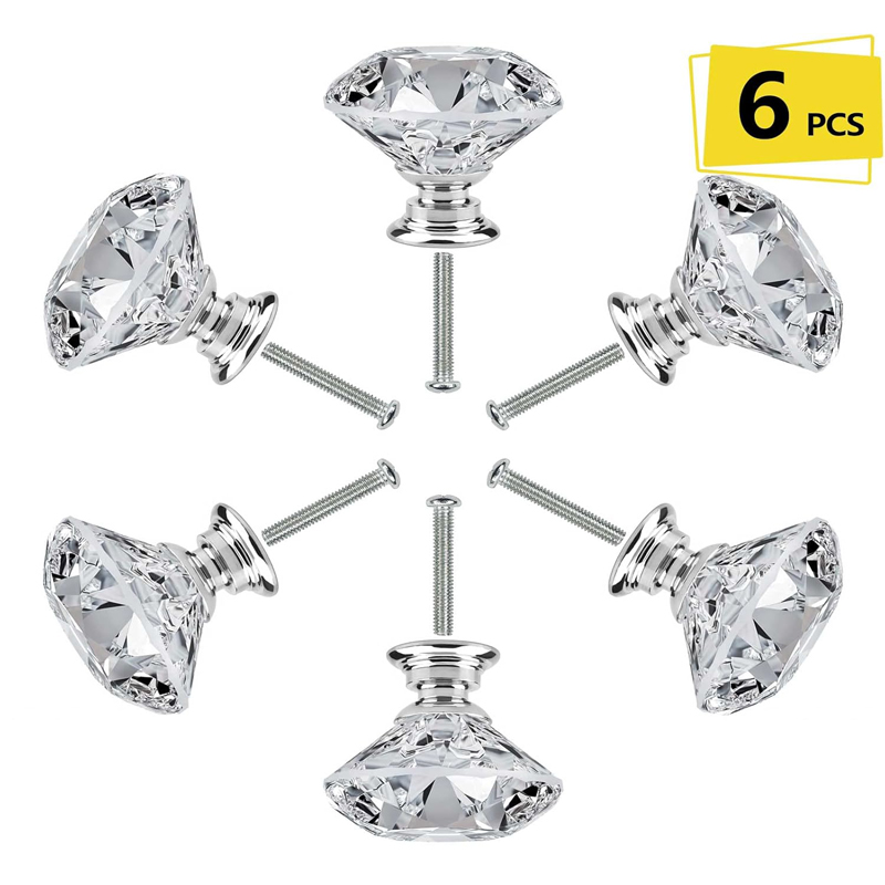 Furniture Hardware China - 6Pcs Cabinet Knob with Screws 30mm