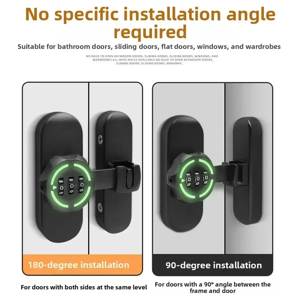 Password Door Latch 90/180 Deg - đánh giá và giá Furniture Sliding Door Hardware