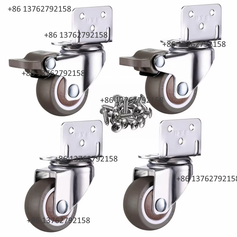4Pcs Soft Rubber Quiet Swivel  - đánh giá và giá Furniture Hardware Replacement