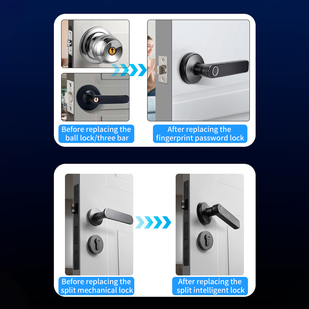 Tuya SmartLife APP BLE Smart F - đánh giá và giá Door Handle Bar