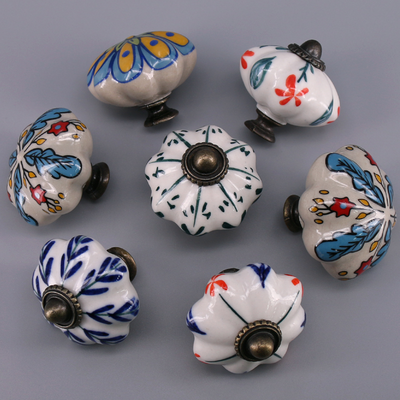 1x Hoa Leaft Gốm Retro Vintage - đánh giá và giá Furniture Hardware China