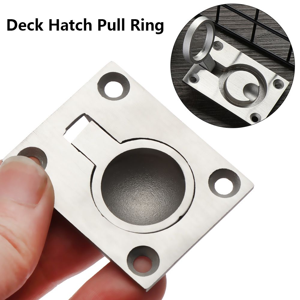 Stainless Steel Flush Pull Rin - đánh giá và giá Furniture Hardware Knobs