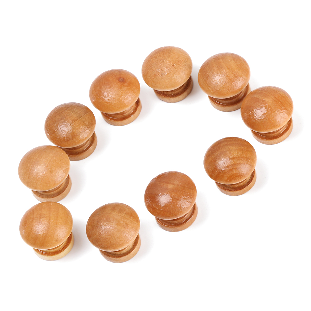 10pcs/Lot Round Shape Natural  - đánh giá và giá Furniture Hardware Knobs