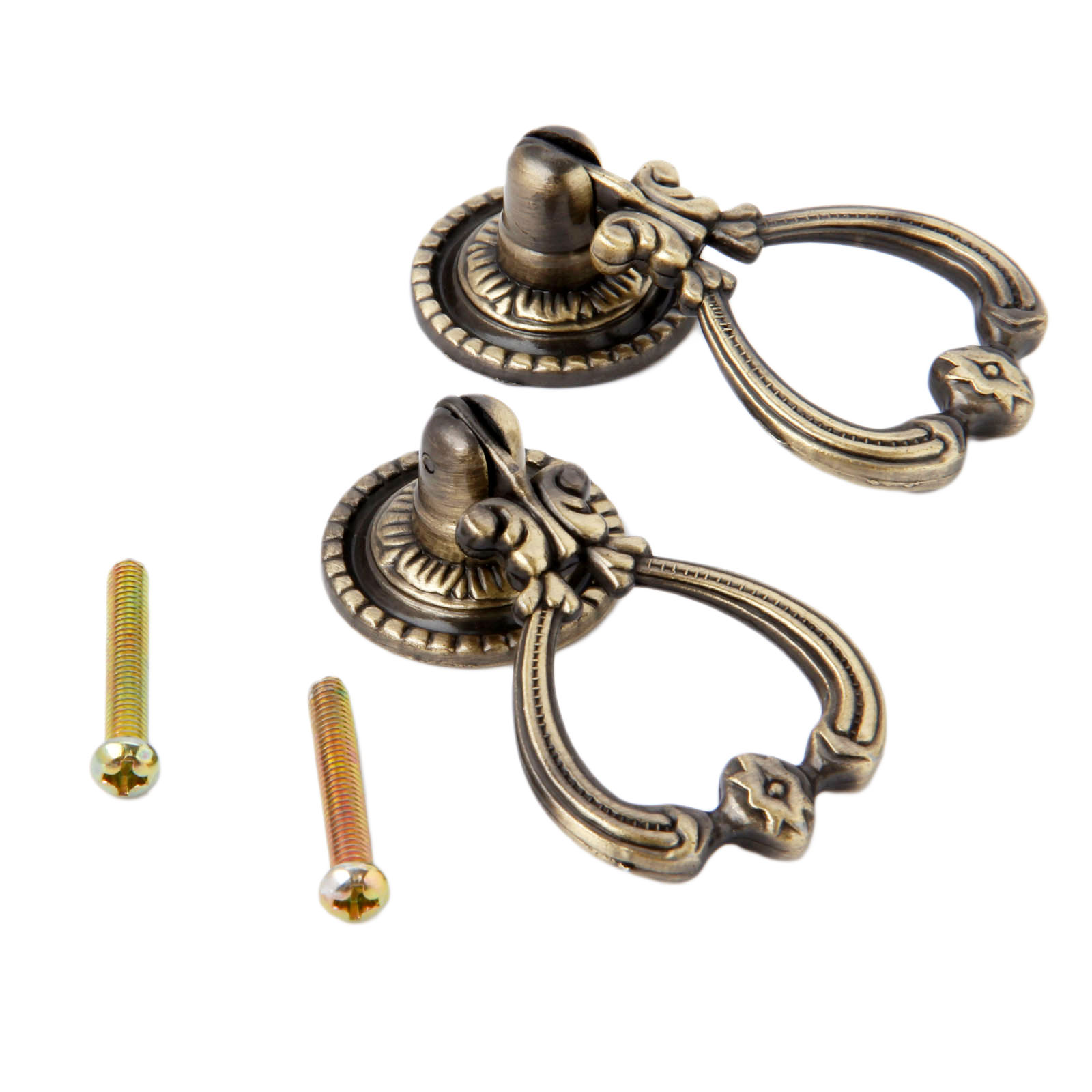 2PCS 60mm Vintage Zinc Alloy H - đánh giá và giá Vintage Furniture Hardware Pulls