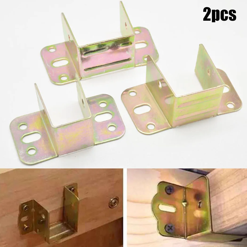 2pcs U Shaped Metal Bed Bracke - đánh giá và giá Furniture Hardware For Bed