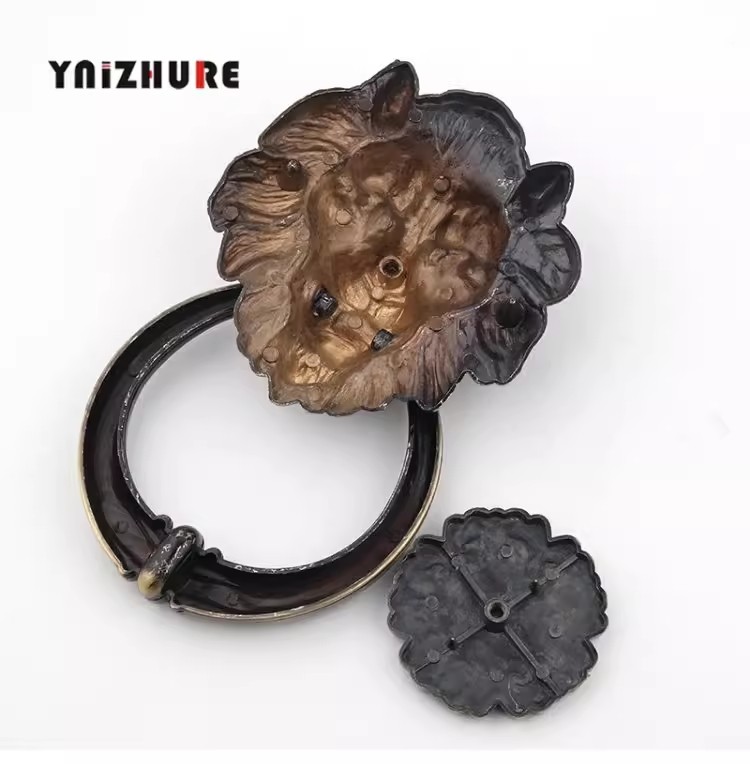 Đồng Cổ Đầu Sư Tử Tay Cầm Dép  - đánh giá và giá Furniture Hardware Knobs
