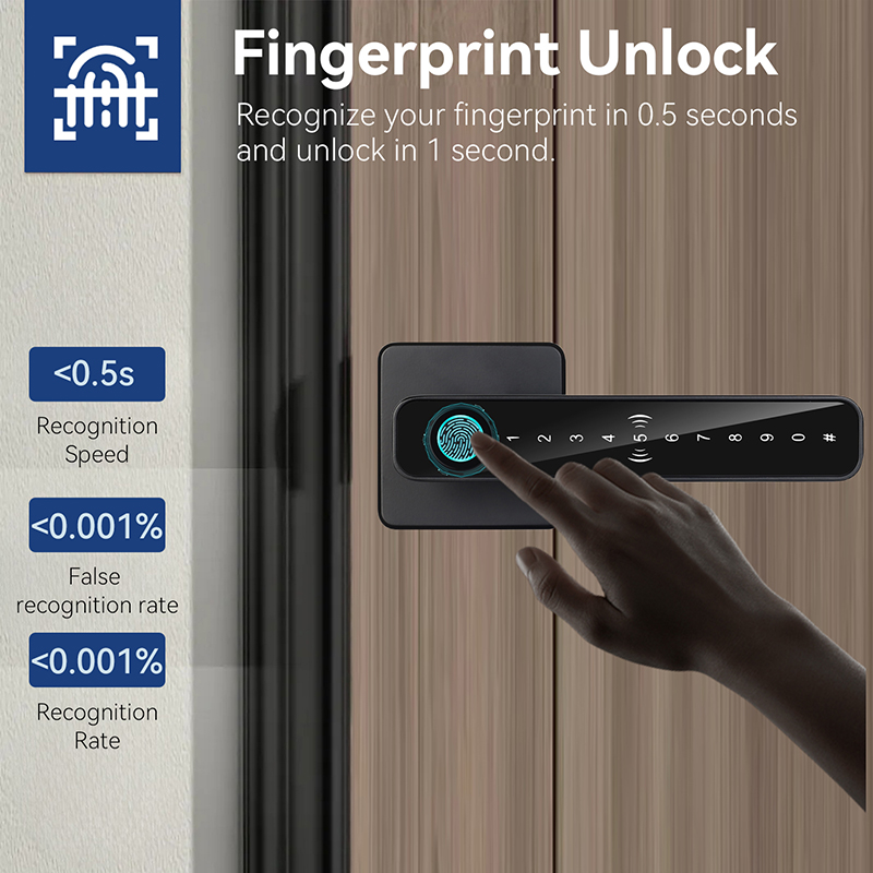 XSDTS Tuya Handle Fingerprint  - đánh giá và giá Door Handle Bar