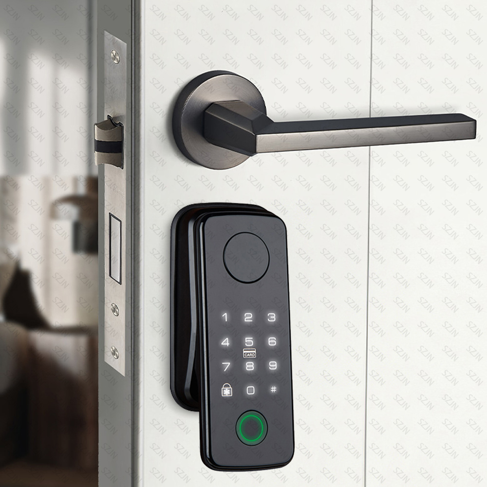 TTLock Auto Smart Fingerprint  - đánh giá và giá Door Handle Bar