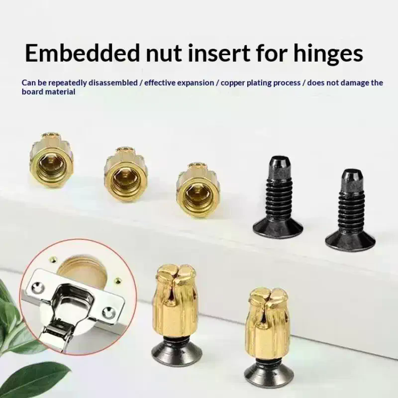 10Pcs Hinge Nut Screw Cabinet  - đánh giá và giá Furniture Hardware Fasteners