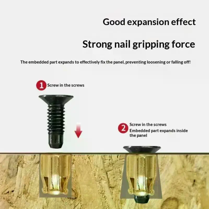 10Pcs Hinge Nut Screw Cabinet  - đánh giá và giá Furniture Hardware Fasteners
