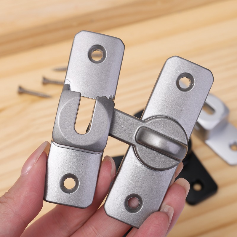 90/180° Rotate Door Lock Zinc  - đánh giá và giá Furniture Sliding Door Hardware
