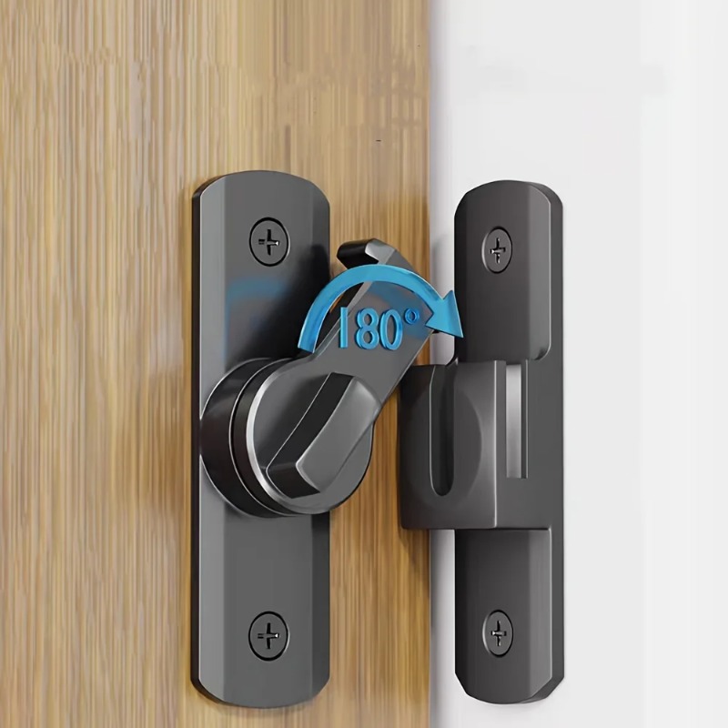 90/180° Rotate Door Lock Zinc  - đánh giá và giá Furniture Sliding Door Hardware