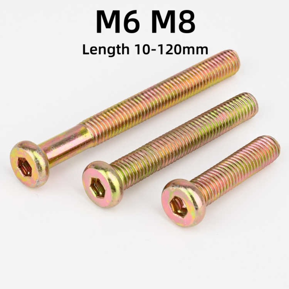 M6 M8 Hex Socket Round Flat He - đánh giá và giá Furniture Hardware Fasteners