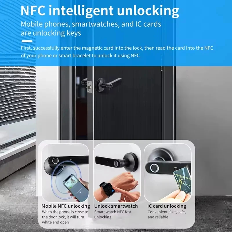 Tuya App Bluetooth Smart Finge - đánh giá và giá Door Handle Bar