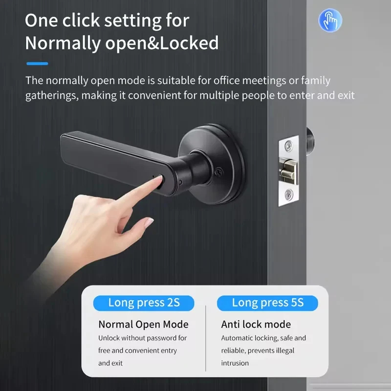 Tuya App Bluetooth Smart Finge - đánh giá và giá Door Handle Bar