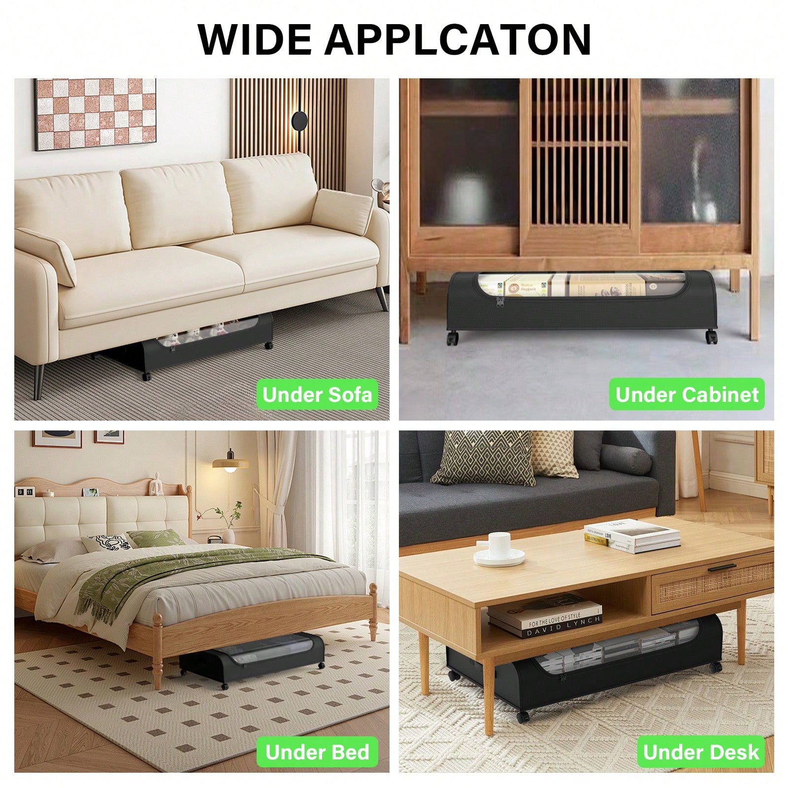 Underbed Storage Organizer Wit - đánh giá và giá Furniture Hardware For Bed