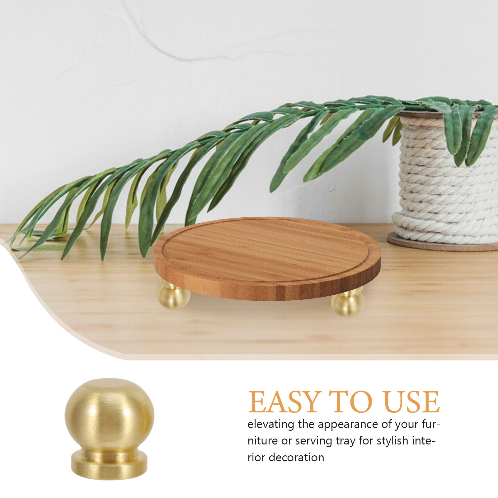 4pcs Brass Wooden Box Feet Bal - đánh giá và giá Furniture Hardware Replacement