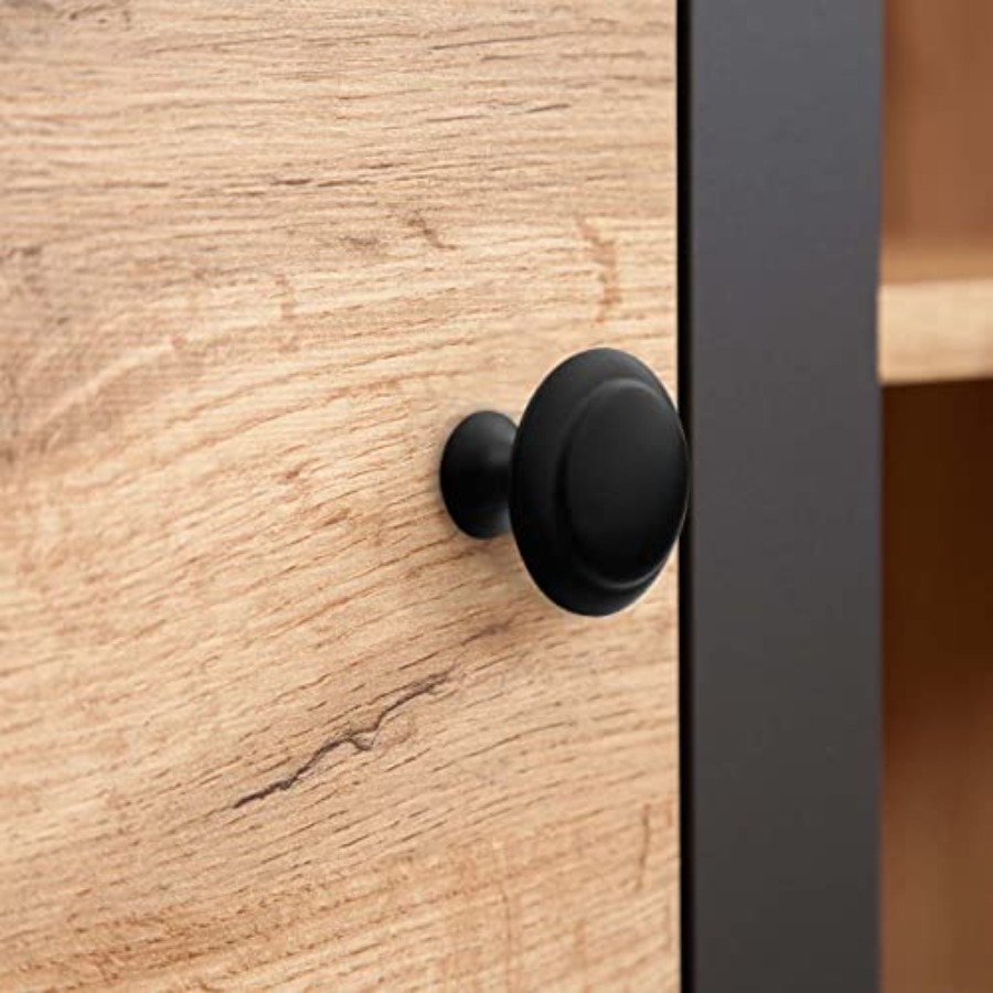12 Pack Black Round Cabinet Ha - đánh giá và giá Cabinet Knob Round