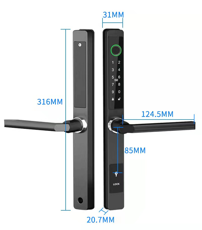 ZHDCOOKEY Biometric Digital Do - đánh giá và giá Furniture Sliding Door Hardware