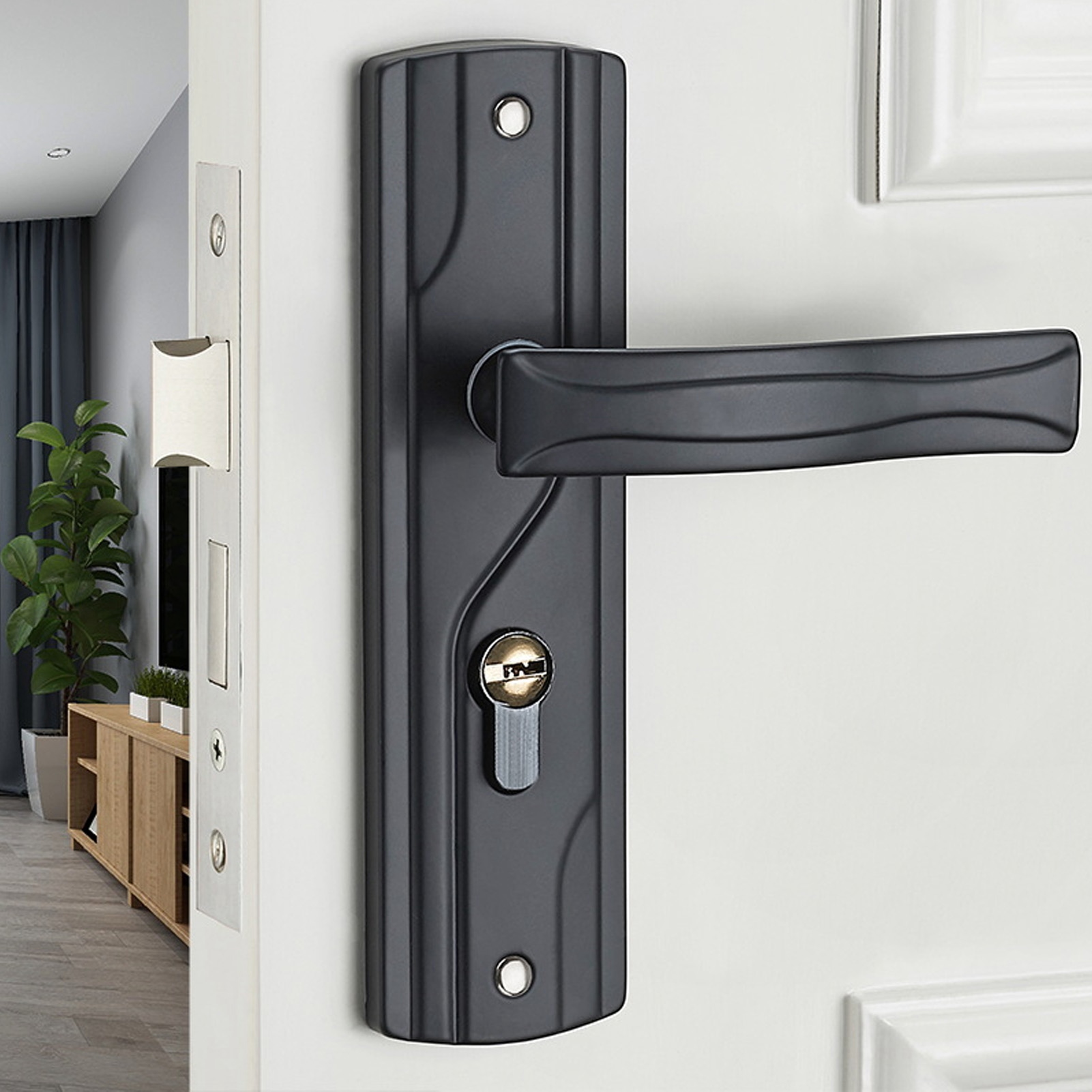 Door Handle Lock Manganese Ste - đánh giá và giá Door Handle Bar