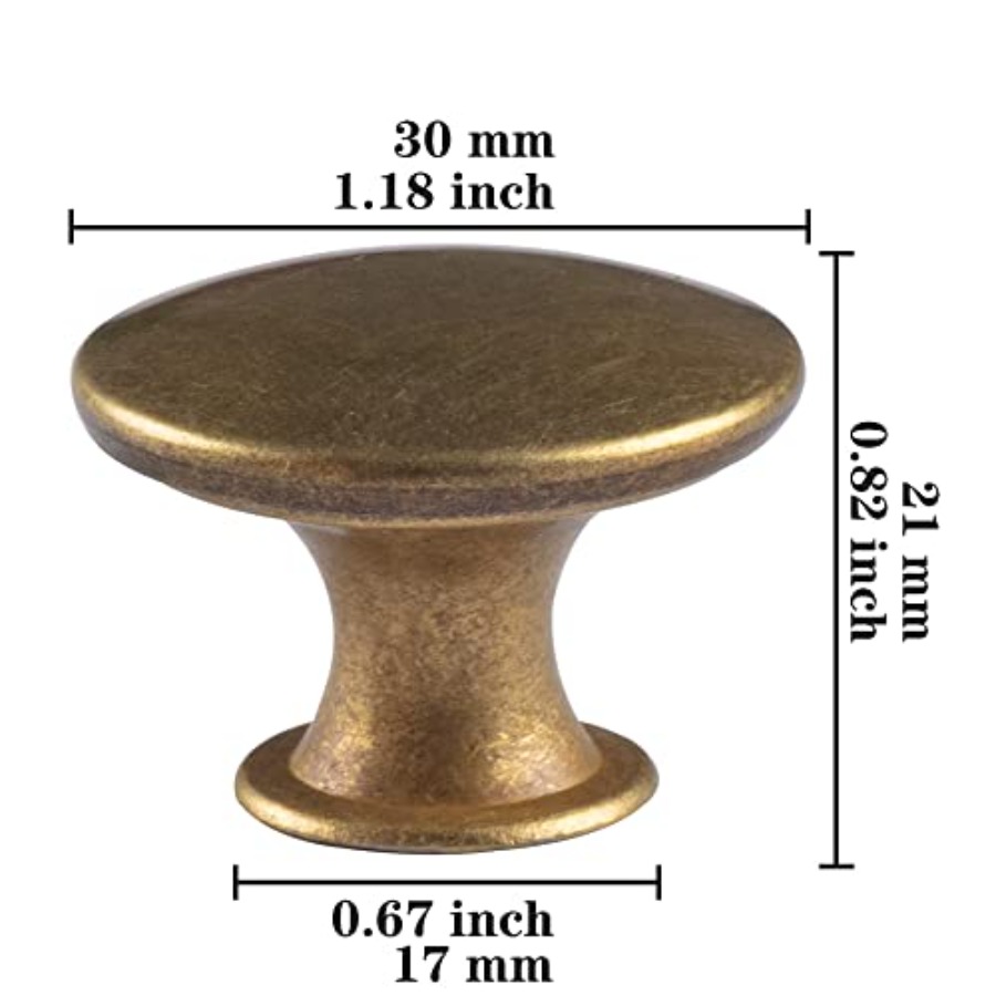6 Pack Round Kitchen Cabinet K - đánh giá và giá Cabinet Knob Round