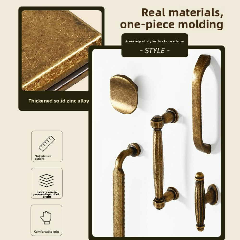 Drawer Pulls Zinc Alloy Vintag - đánh giá và giá Vintage Furniture Hardware Pulls