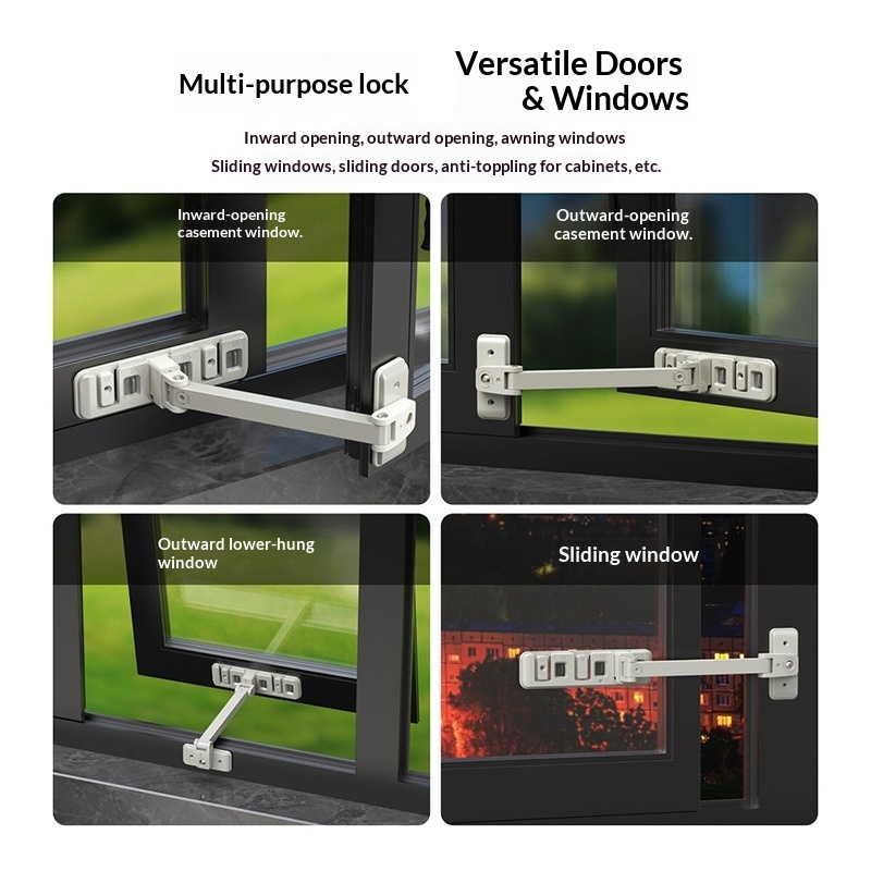 Adjustable Home Baby Safety Lo - đánh giá và giá Furniture Sliding Door Hardware