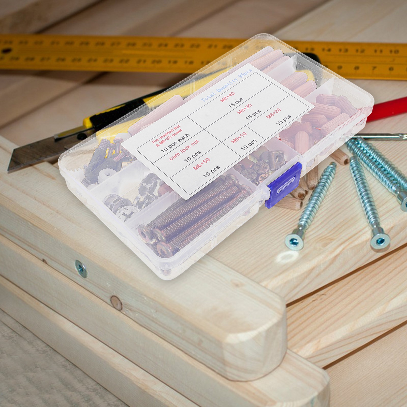 95Pcs Furniture Hardware Set B - đánh giá và giá Furniture Hardware Replacement