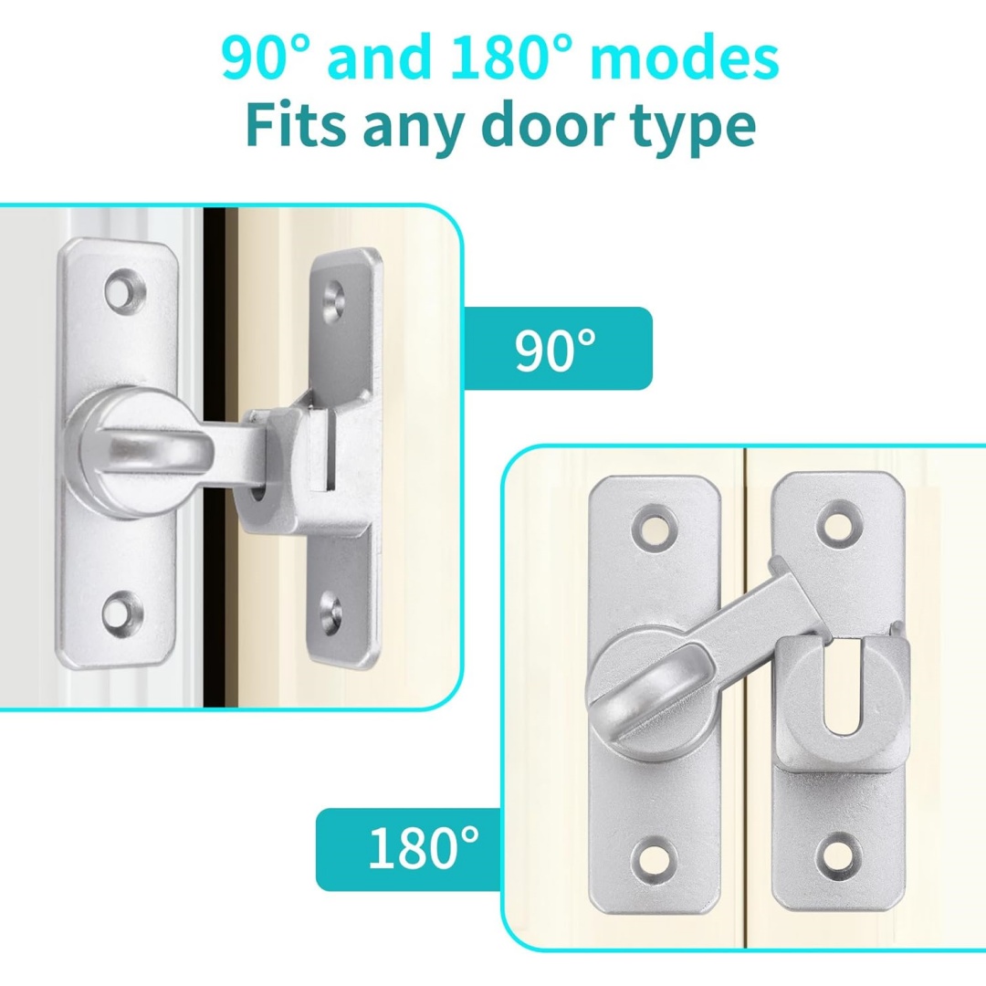 Sliding Barn Door Lock, 90/180 - đánh giá và giá Furniture Sliding Door Hardware