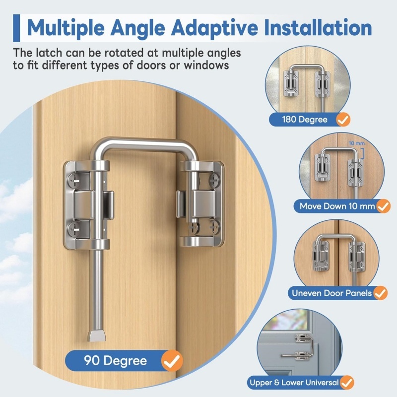 U Shape Patio Sliding Door Loo - đánh giá và giá Furniture Sliding Door Hardware